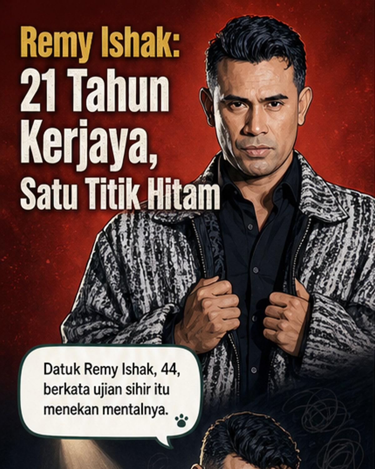 Remy Ishak dedah kena sihir, terus dapat tawaran filem seram