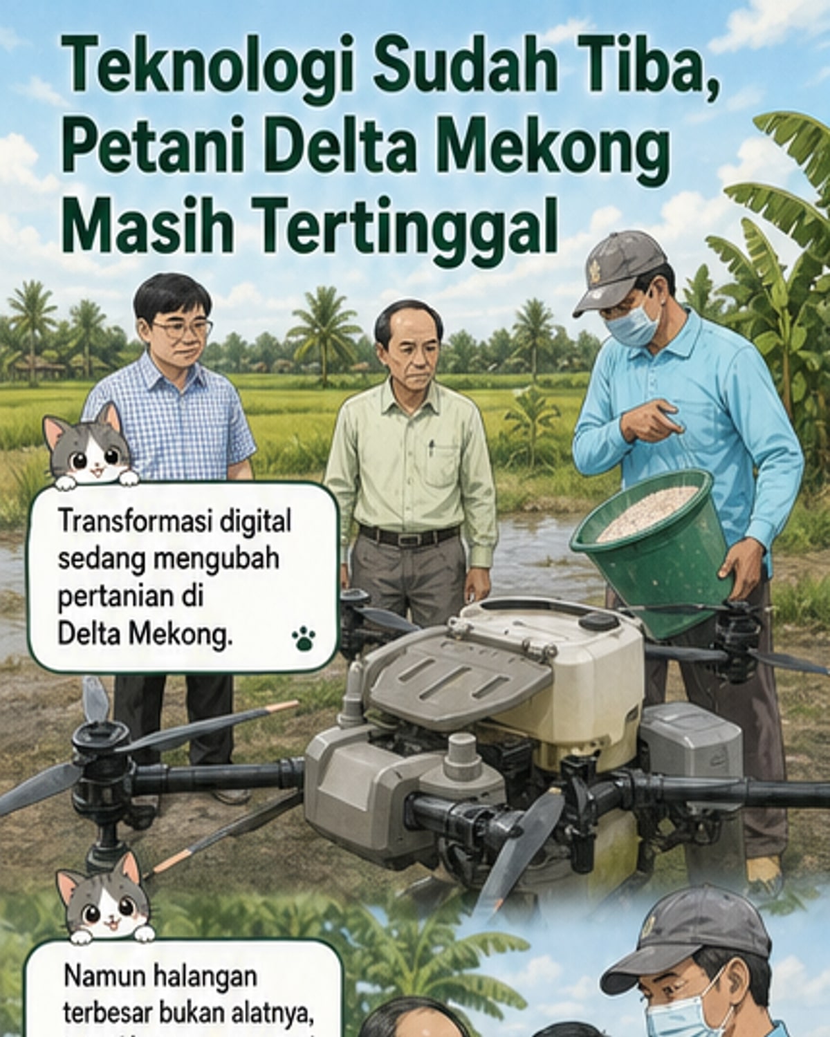Jurang teknologi halang petani moden