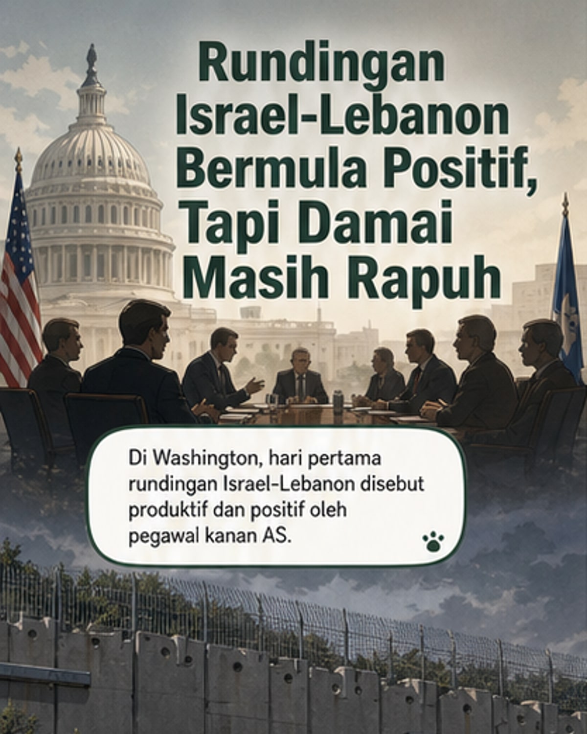 Rundingan Israel-Lebanon Bermula Positif