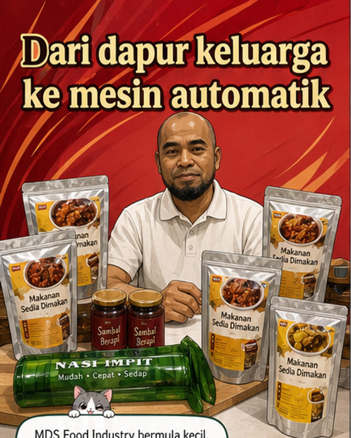 Dari dapur keluarga ke kilang makanan moden