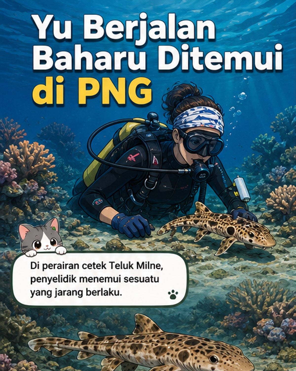 Penemuan yu berjalan baharu di PNG
