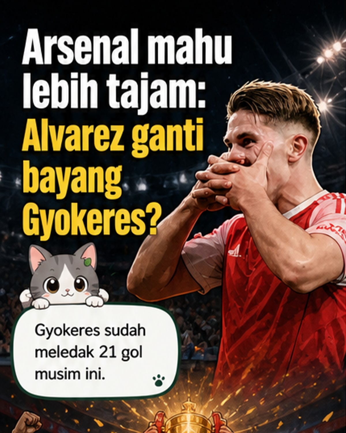 Arsenal disaran sambar Julian Alvarez