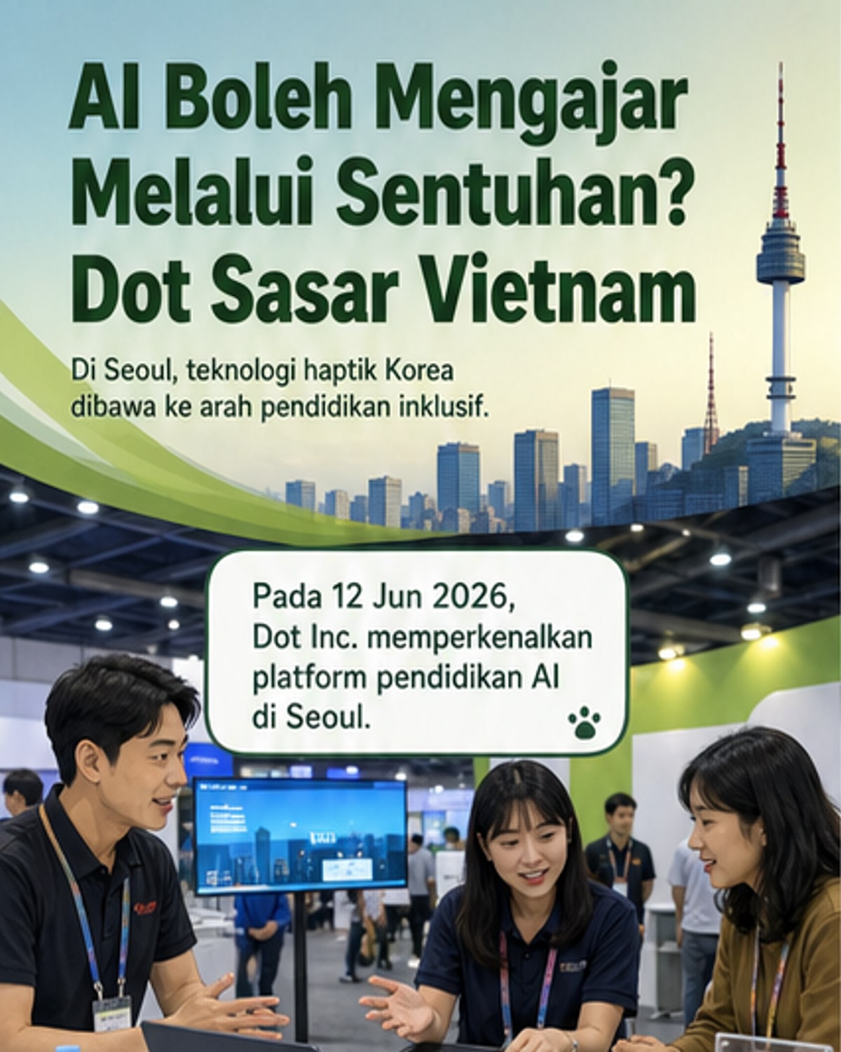 Teknologi Korea bantu tunanetra belajar