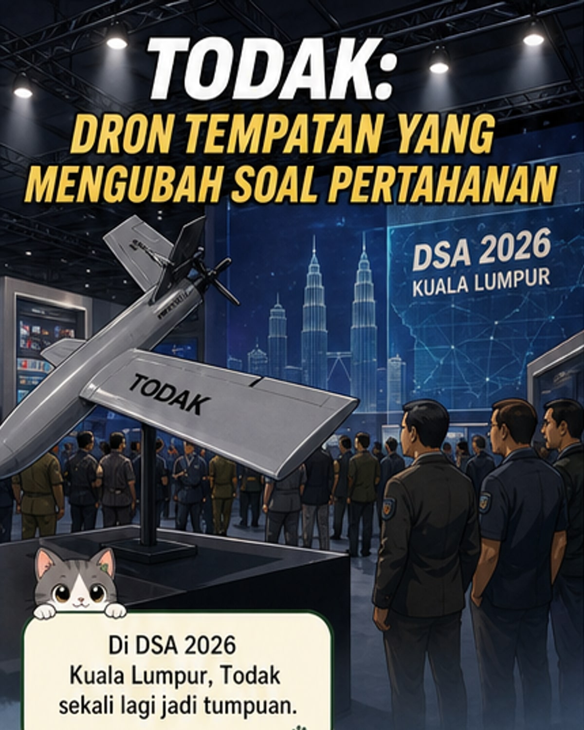 Malaysia hasil dron tempur pintar sendiri