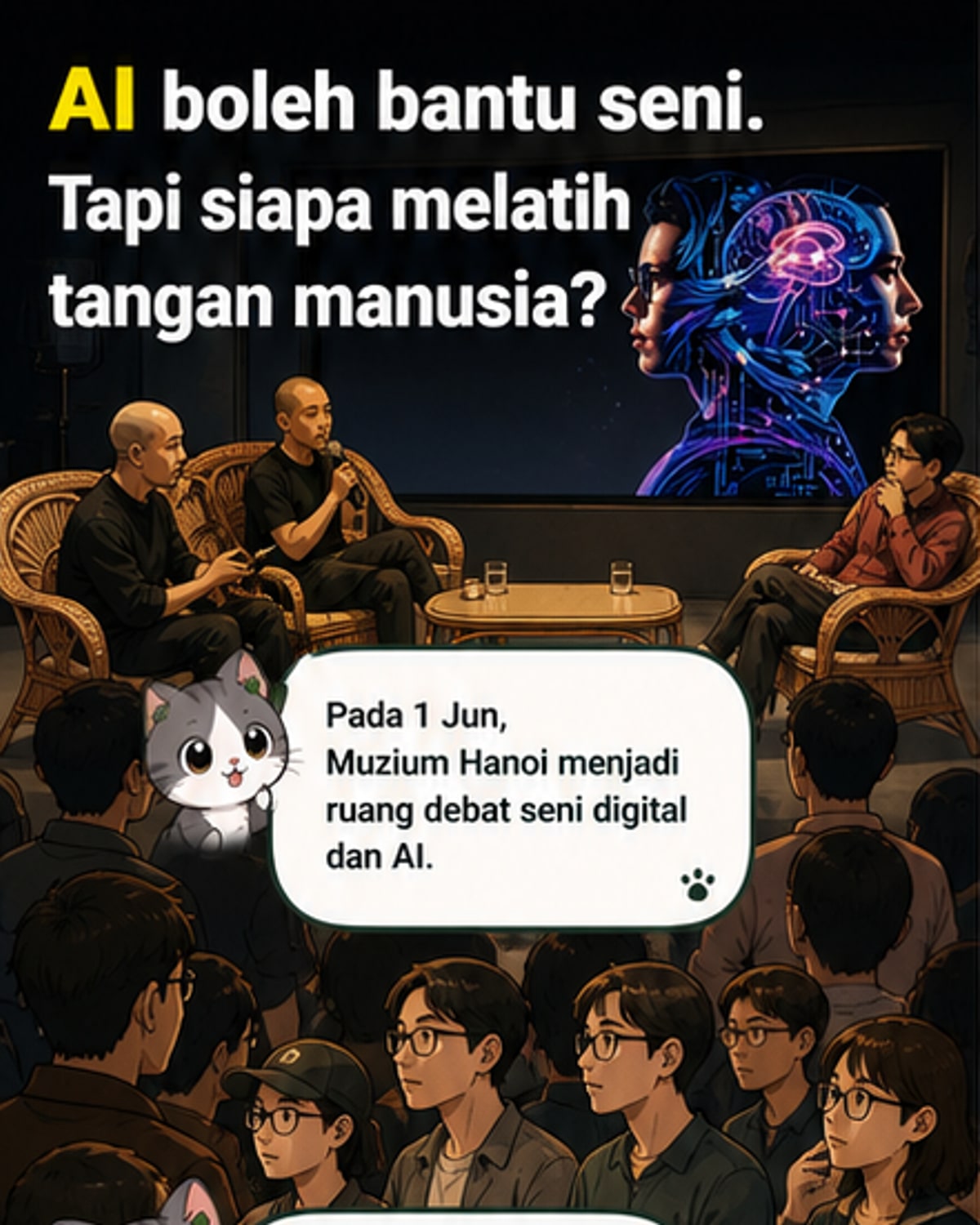 Seni Digital & AI: Masa Depan Kreatif Vietnam