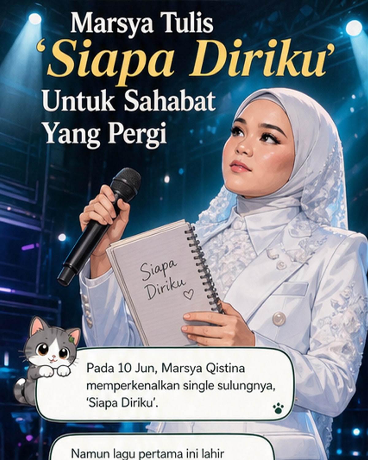 Lagu sulung Marsya untuk sahabat tercinta