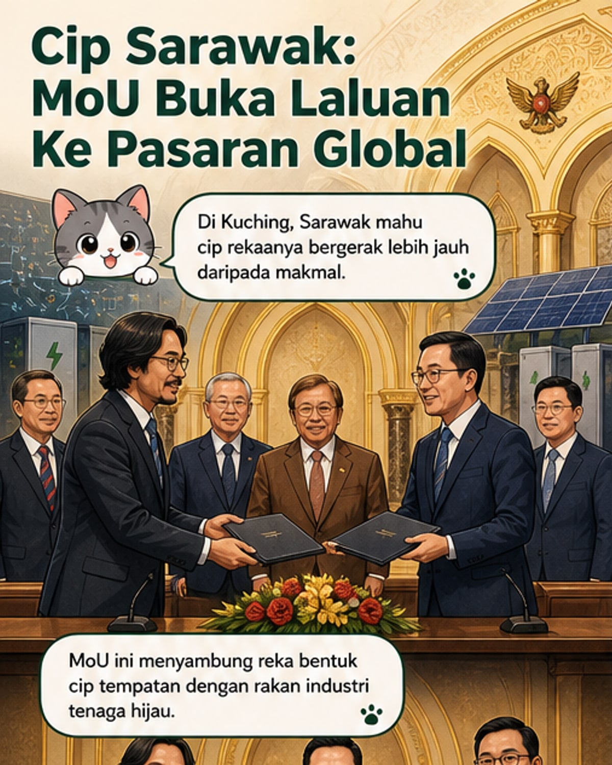 Sarawak kukuhkan langkah teknologi cip hijau