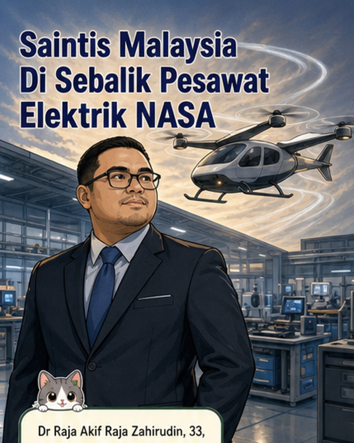 Saintis Malaysia dalam pasukan NASA kaji pesawat masa depan