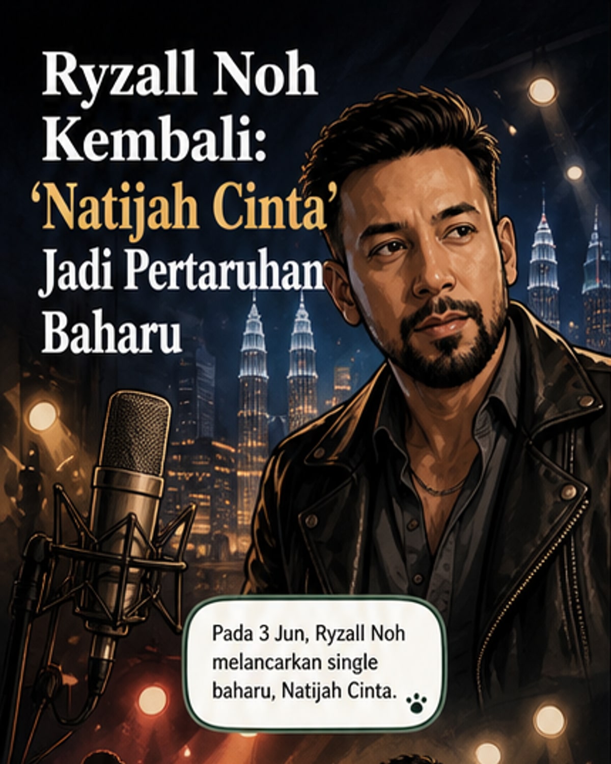 Natijah Cinta: Lagu Patah Hati Terbaru Ryzall Noh