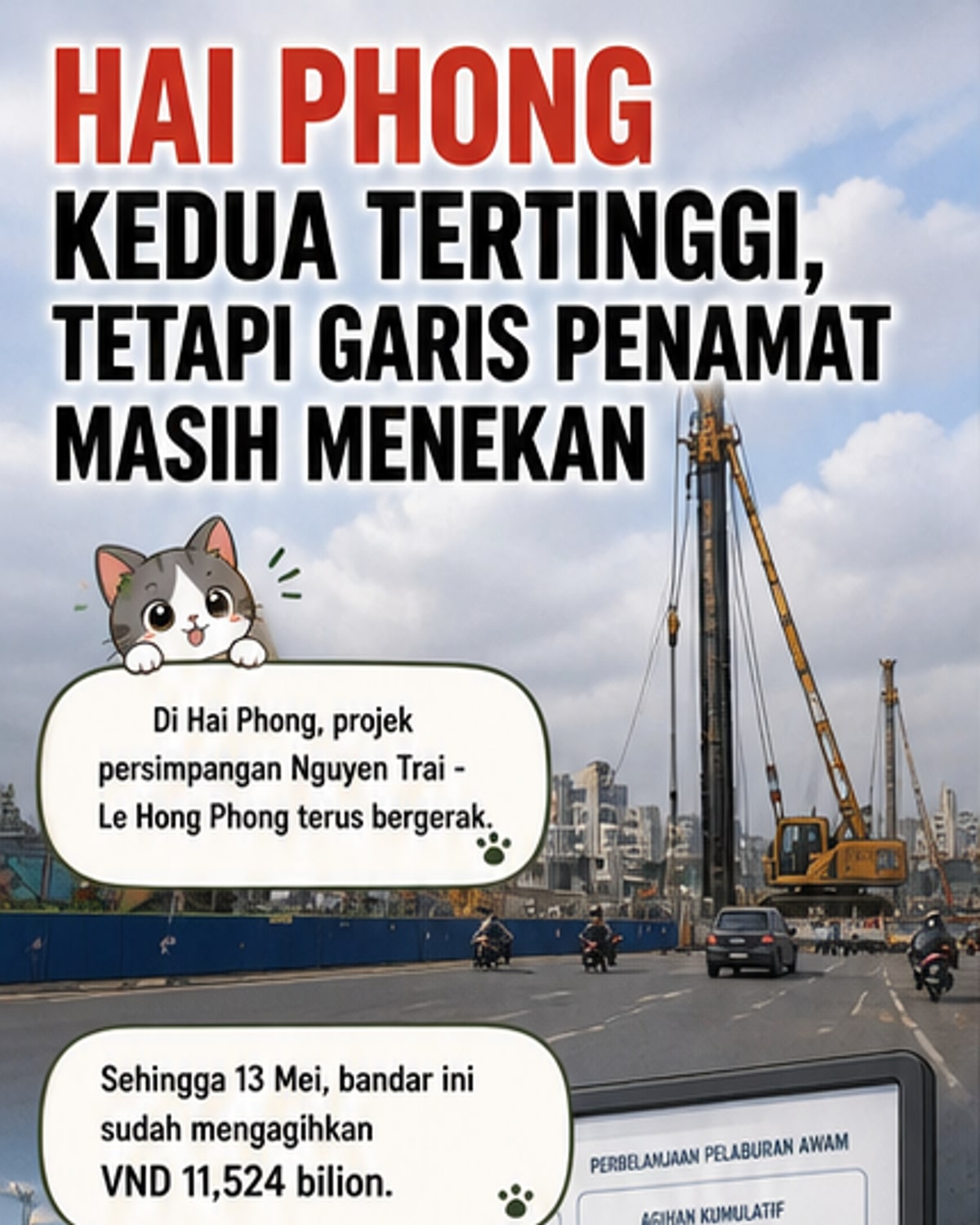 Hai Phong Kedua Terpantas Serap Dana Awam