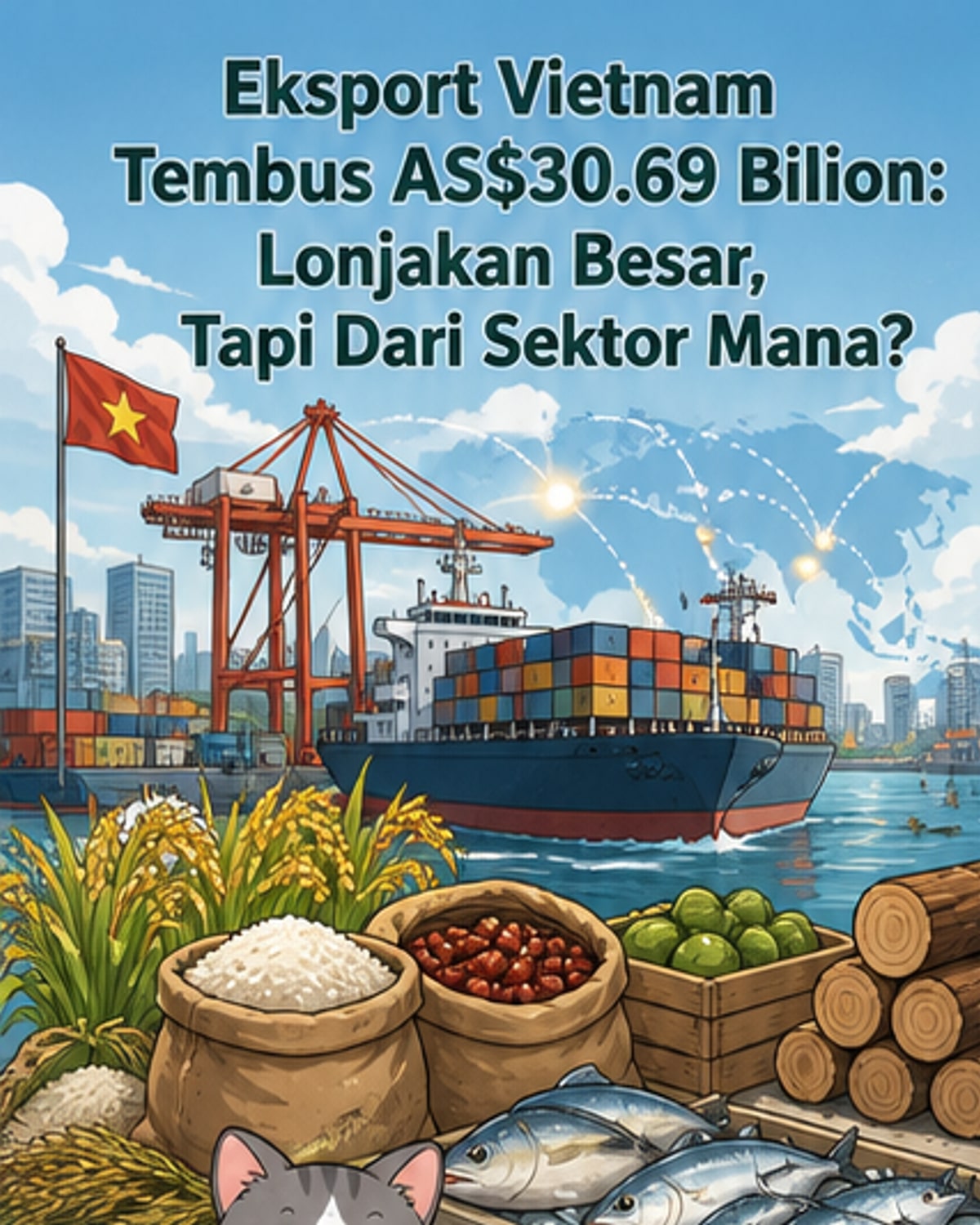 Eksport Vietnam capai RM138 bilion