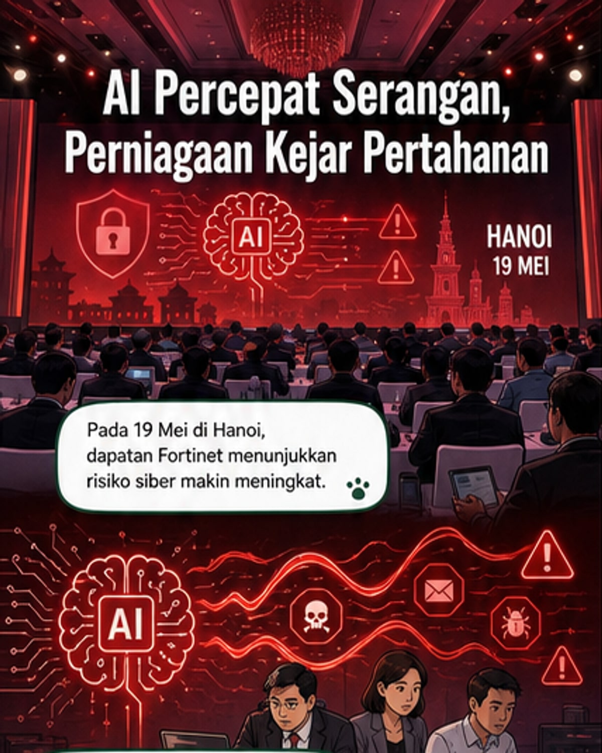 Ancaman siber berasaskan AI makin menghantui perniagaan