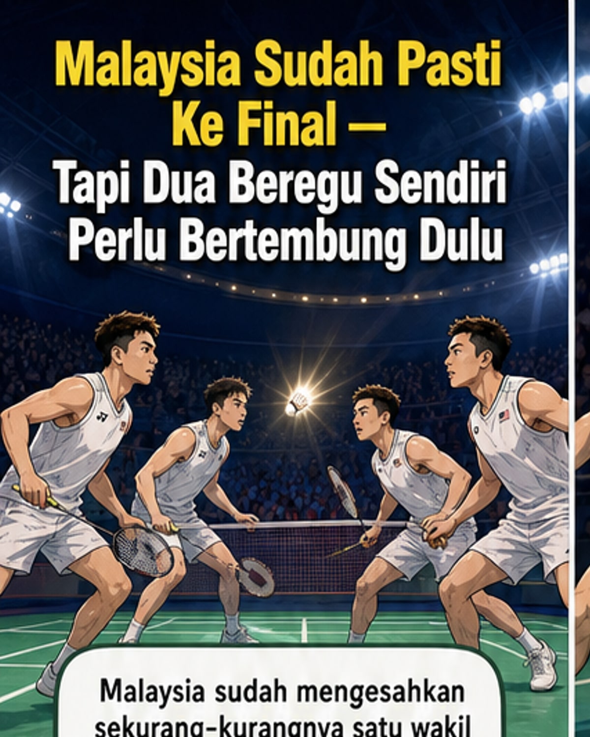 Fei-Din vs Aaron-Wooi Yik di separuh akhir