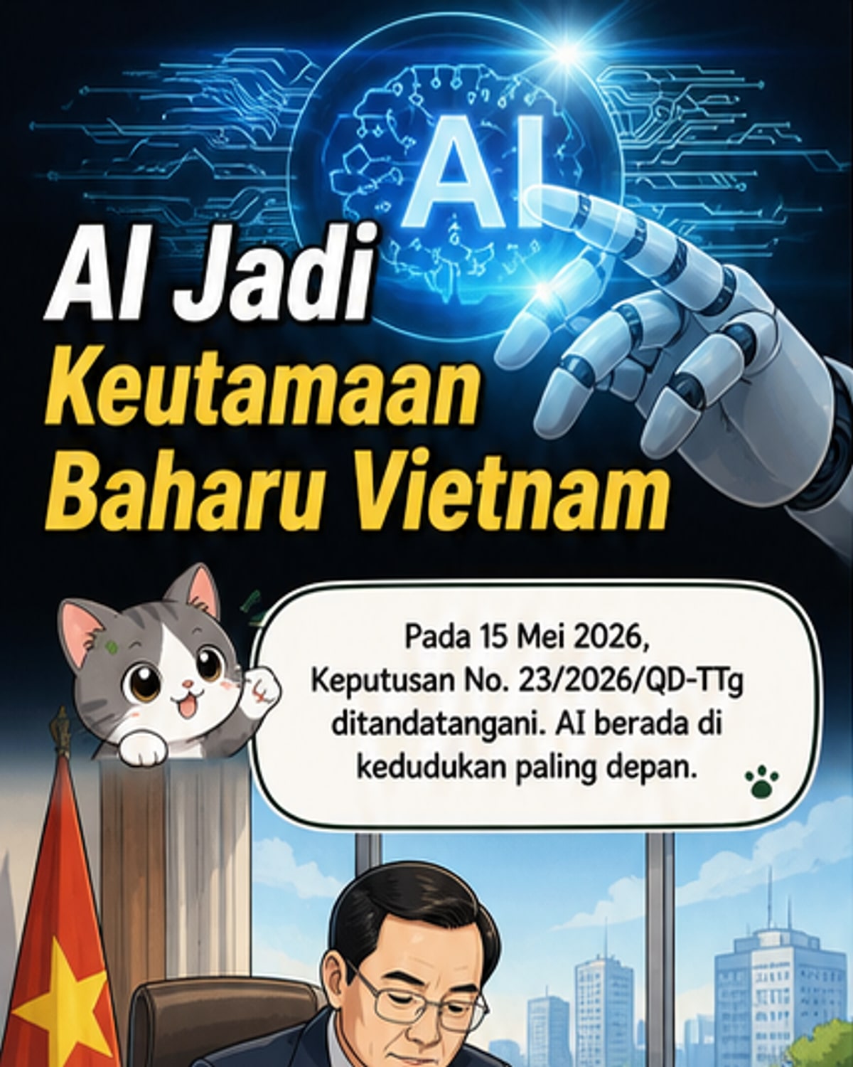 AI kini teknologi utama Vietnam