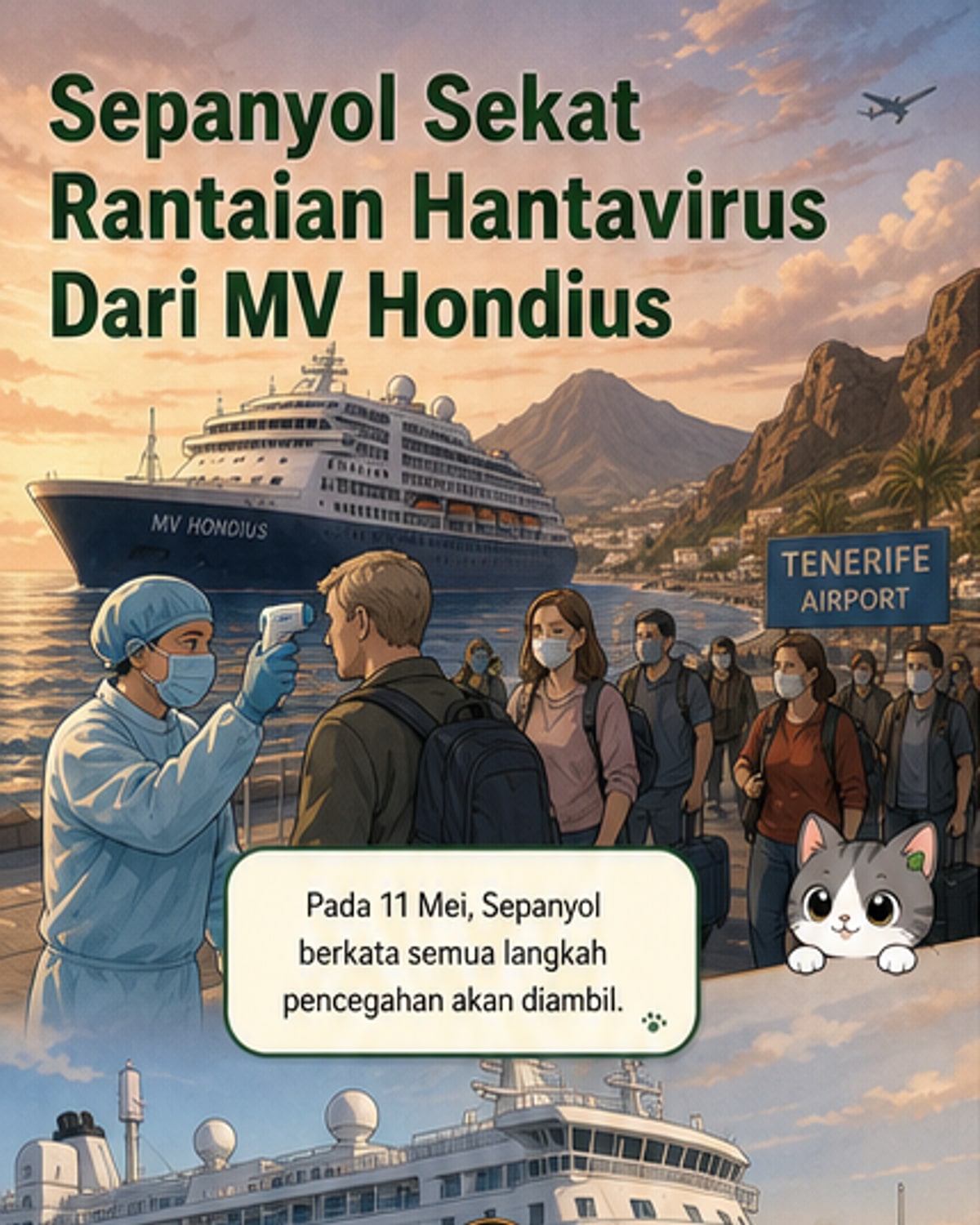 Langkah pencegahan hantavirus di Sepanyol