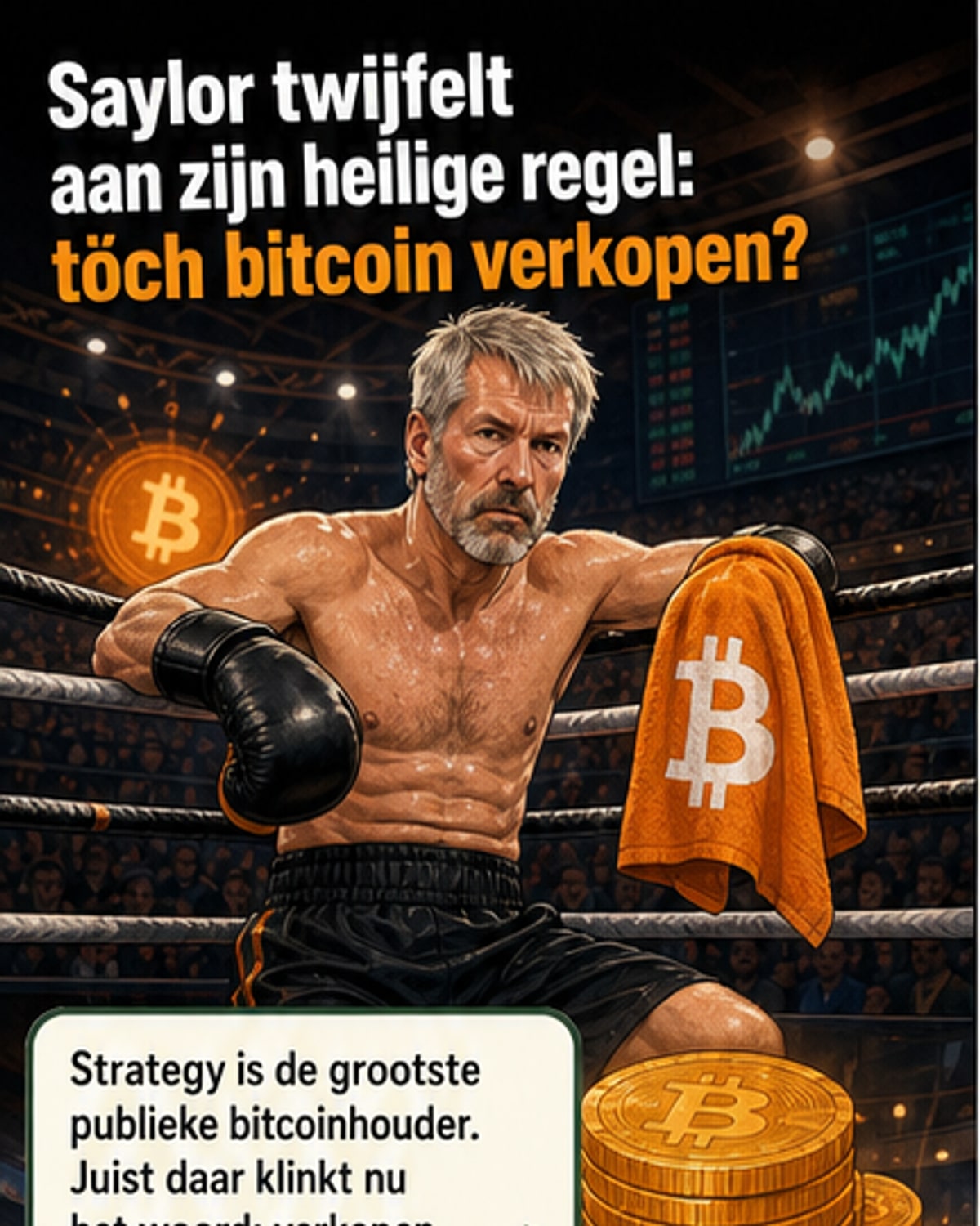 Saylor overweegt Bitcoin te verkopen
