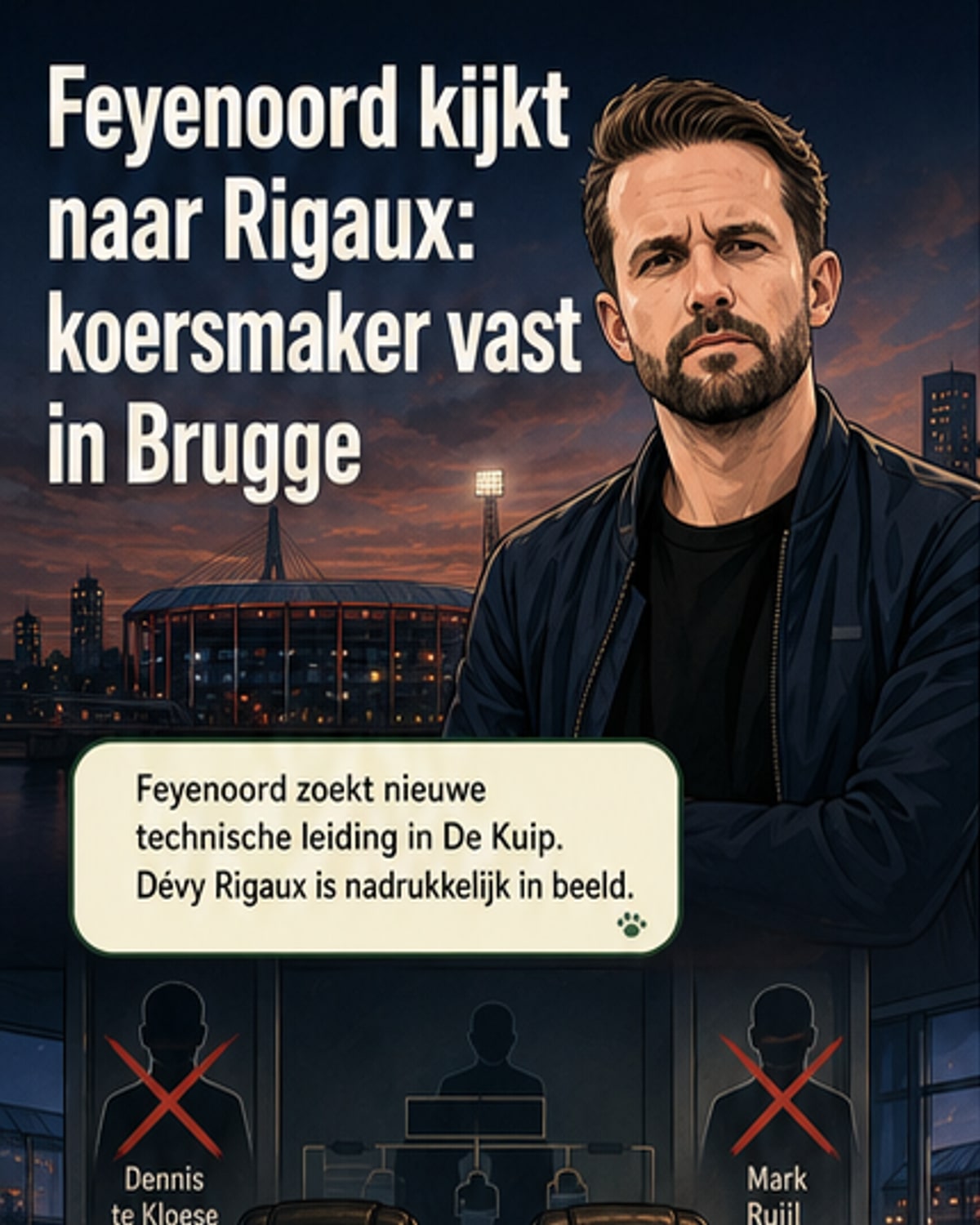 Belg Rigaux in beeld bij Feyenoord