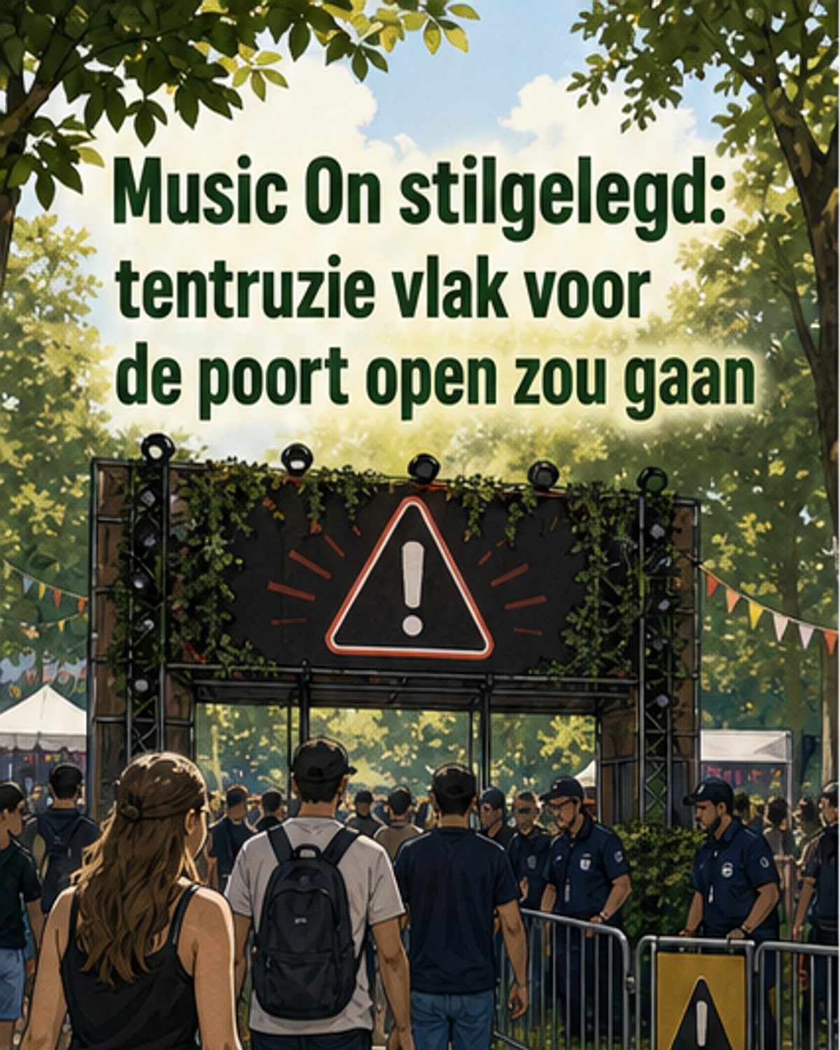 Housefestival op valreep afgelast