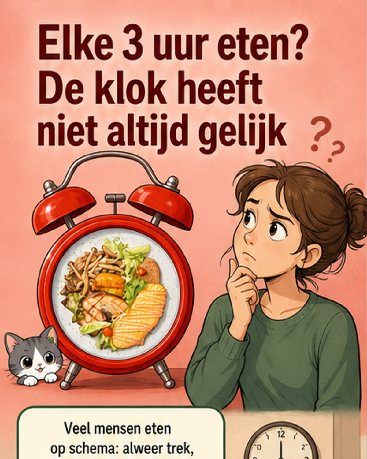 Hoe lang tussen maaltijden wachten?
