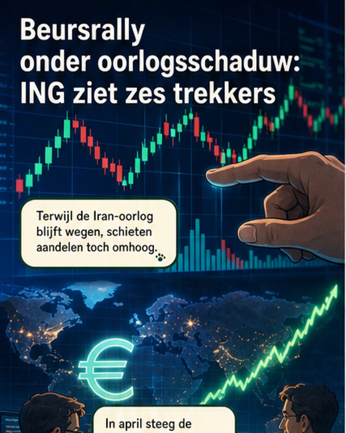 AI-rally drijft beurs, maar 6 bedrijven domineren