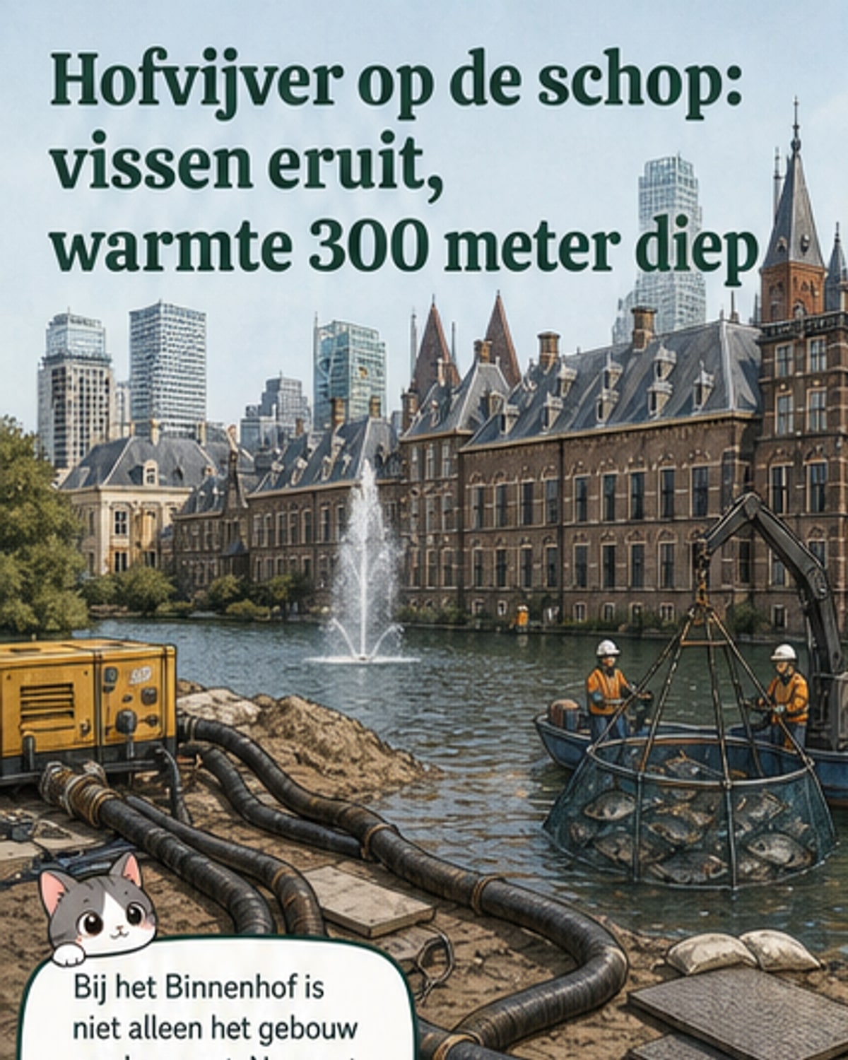 Vissen verhuizen voor duurzame verwarming