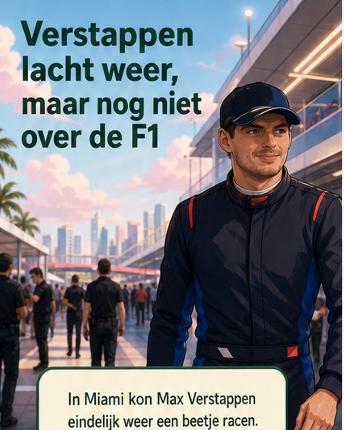 Verstappen toont subtiele verandering