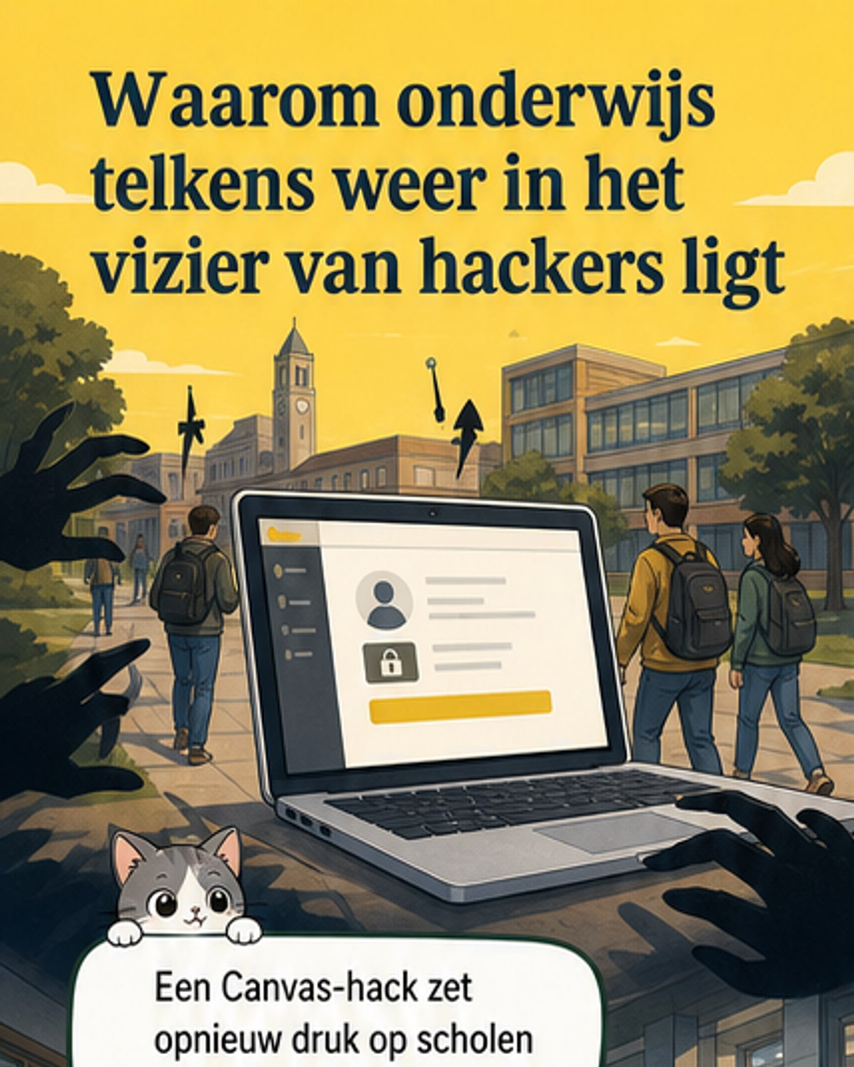 Onderwijs blijft doelwit hackers