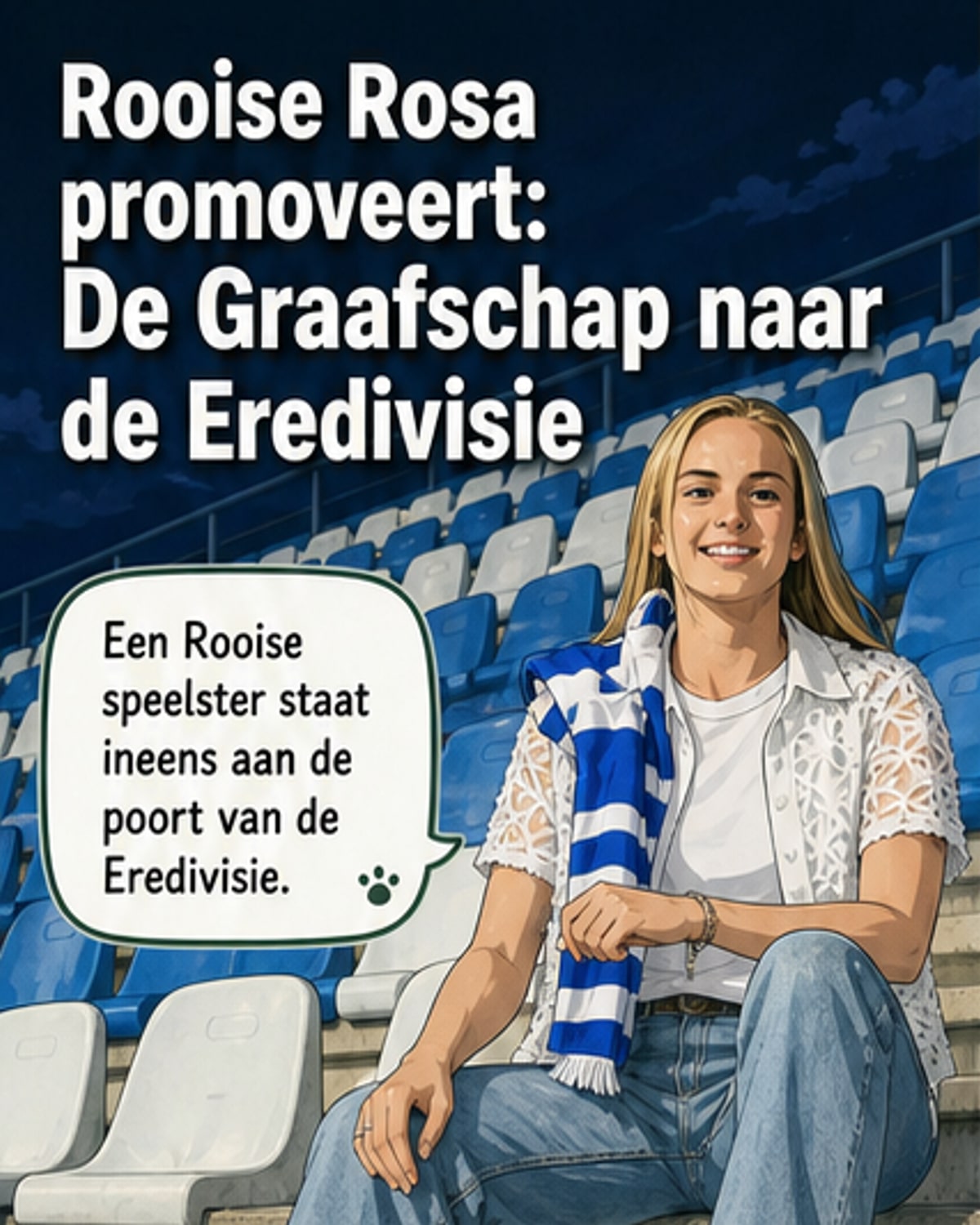 Rooise Rosa promoveert met De Graafschap