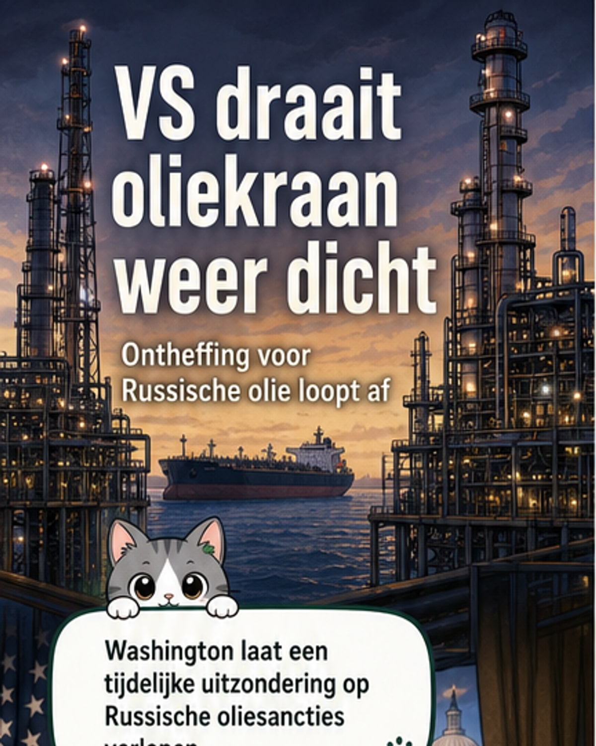 VS laten Russische olie-uitzondering vervallen