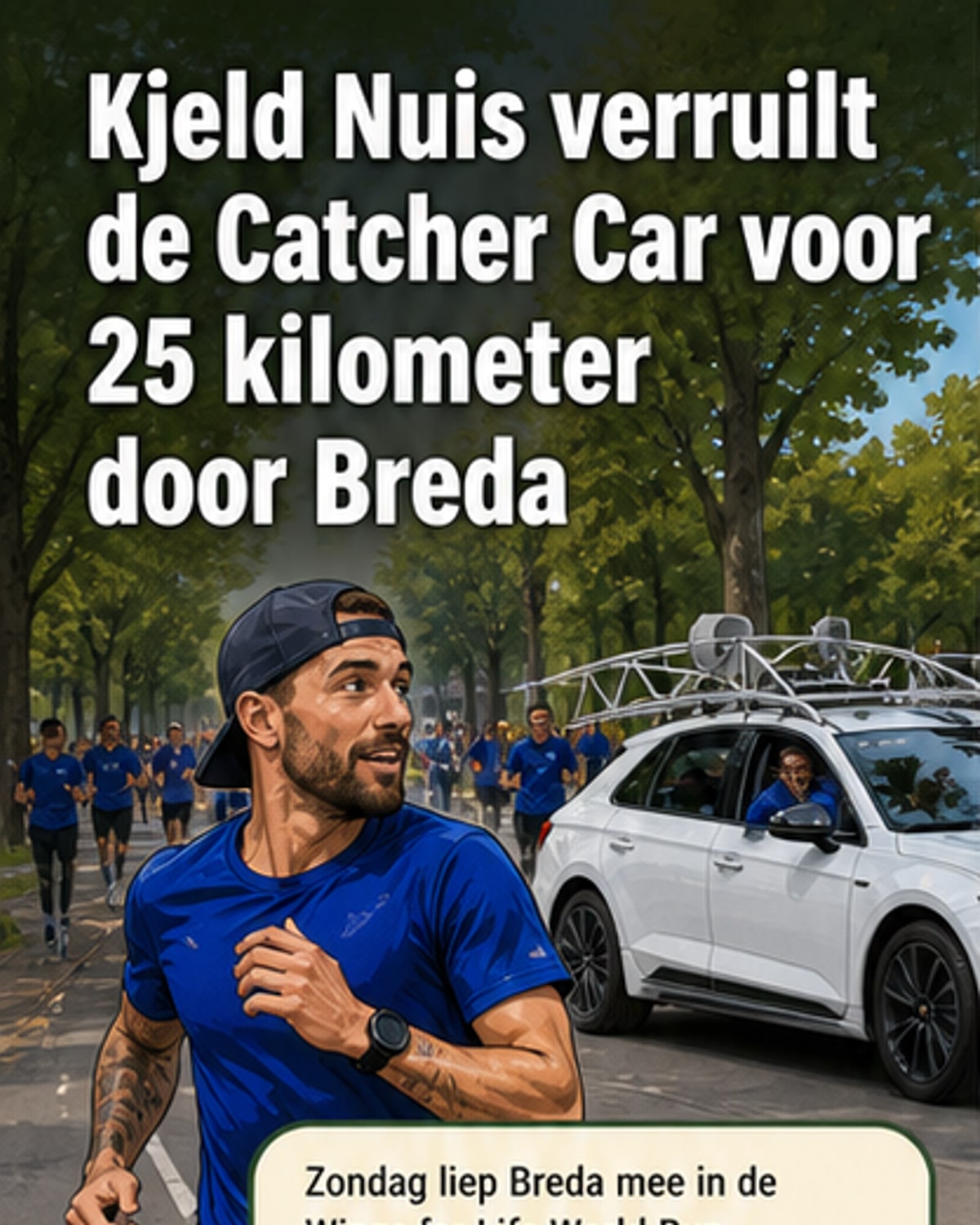 Schaatshelden rennen voor de goede zaak