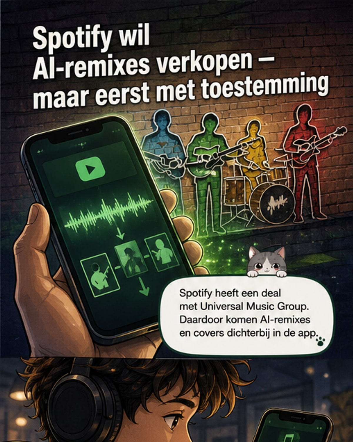 Spotify laat je remixen met AI