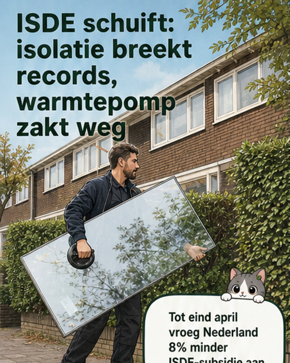 Isolatie wint, warmtepompen verliezen