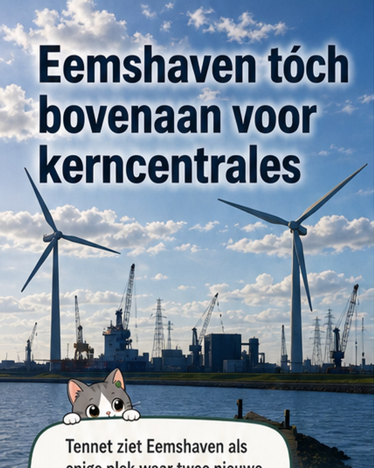 Eemshaven enige geschikte plek voor nieuwe kerncentrales