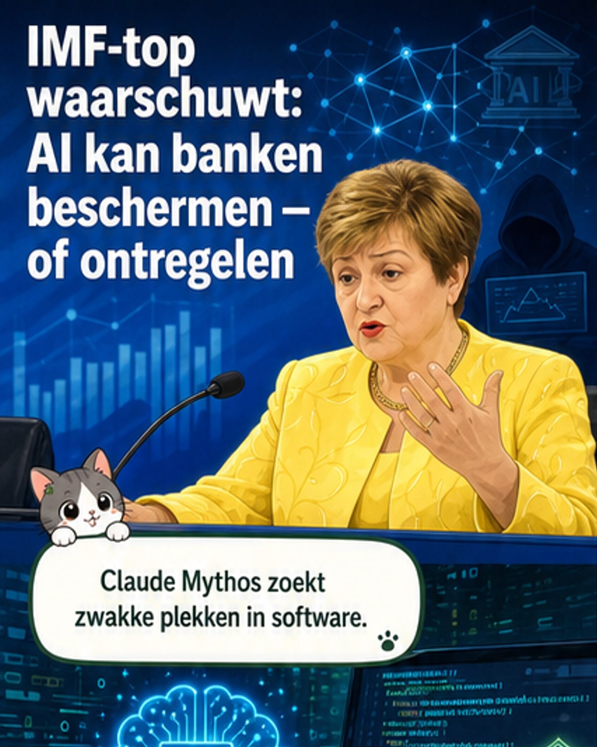 IMF-directeur: AI kan financieel systeem vernietigen