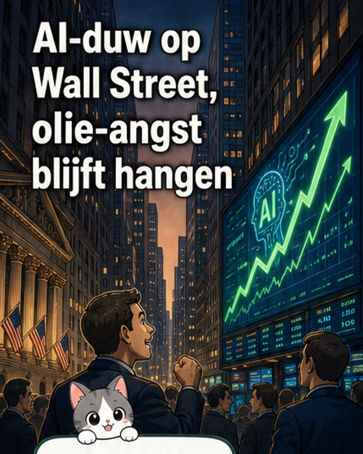 AI-euforie stuwt techaandelen
