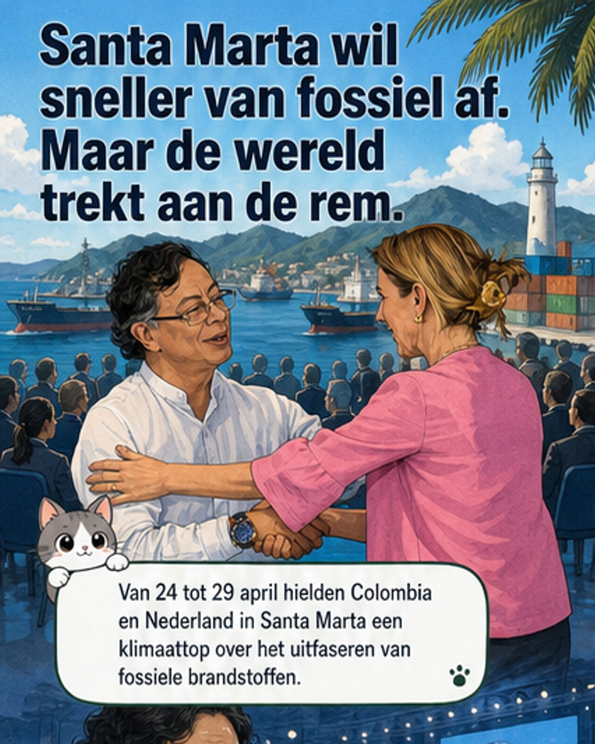 Alternatieve klimaattop wil fossiel einde
