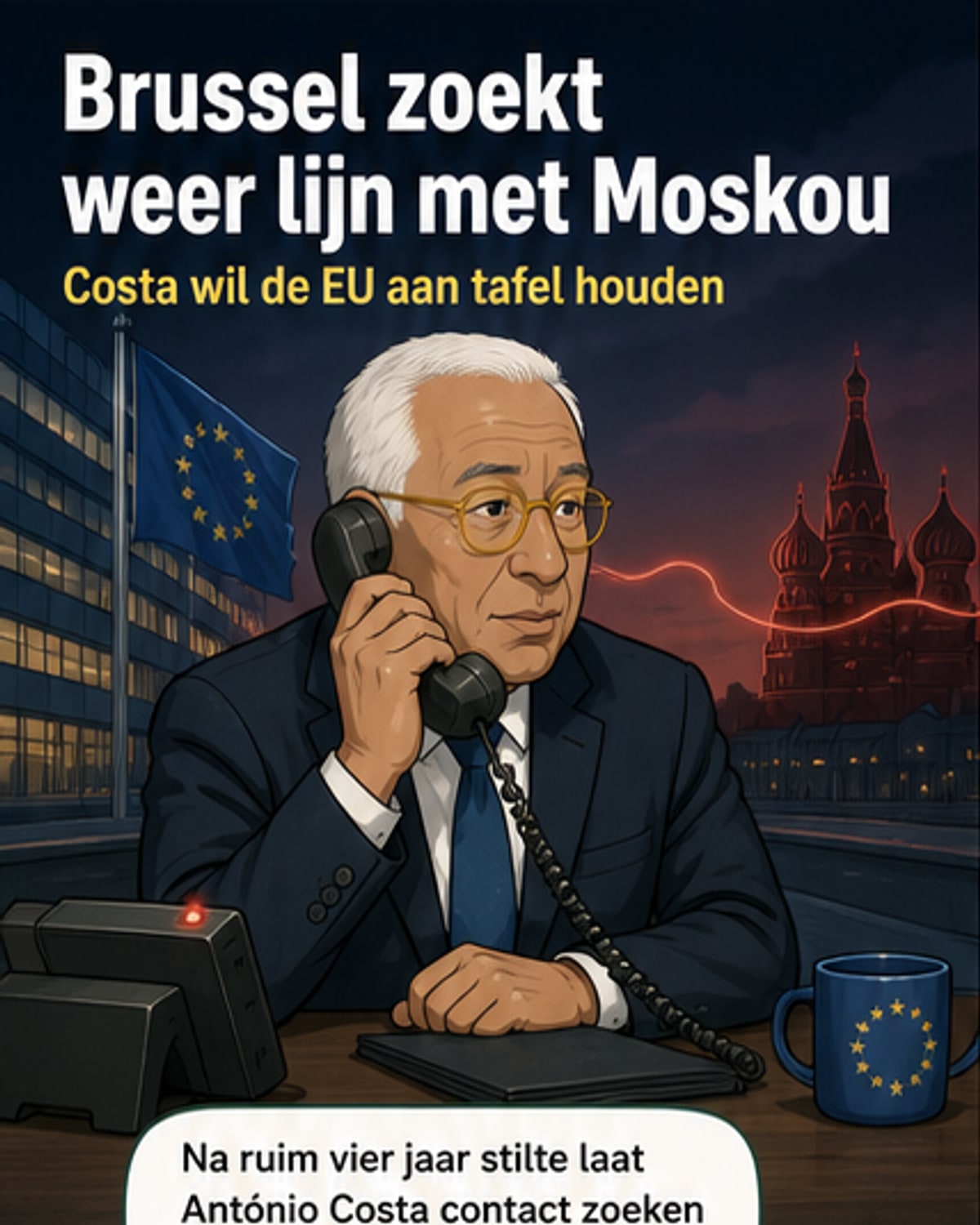 EU probeert terug in gesprek met Rusland