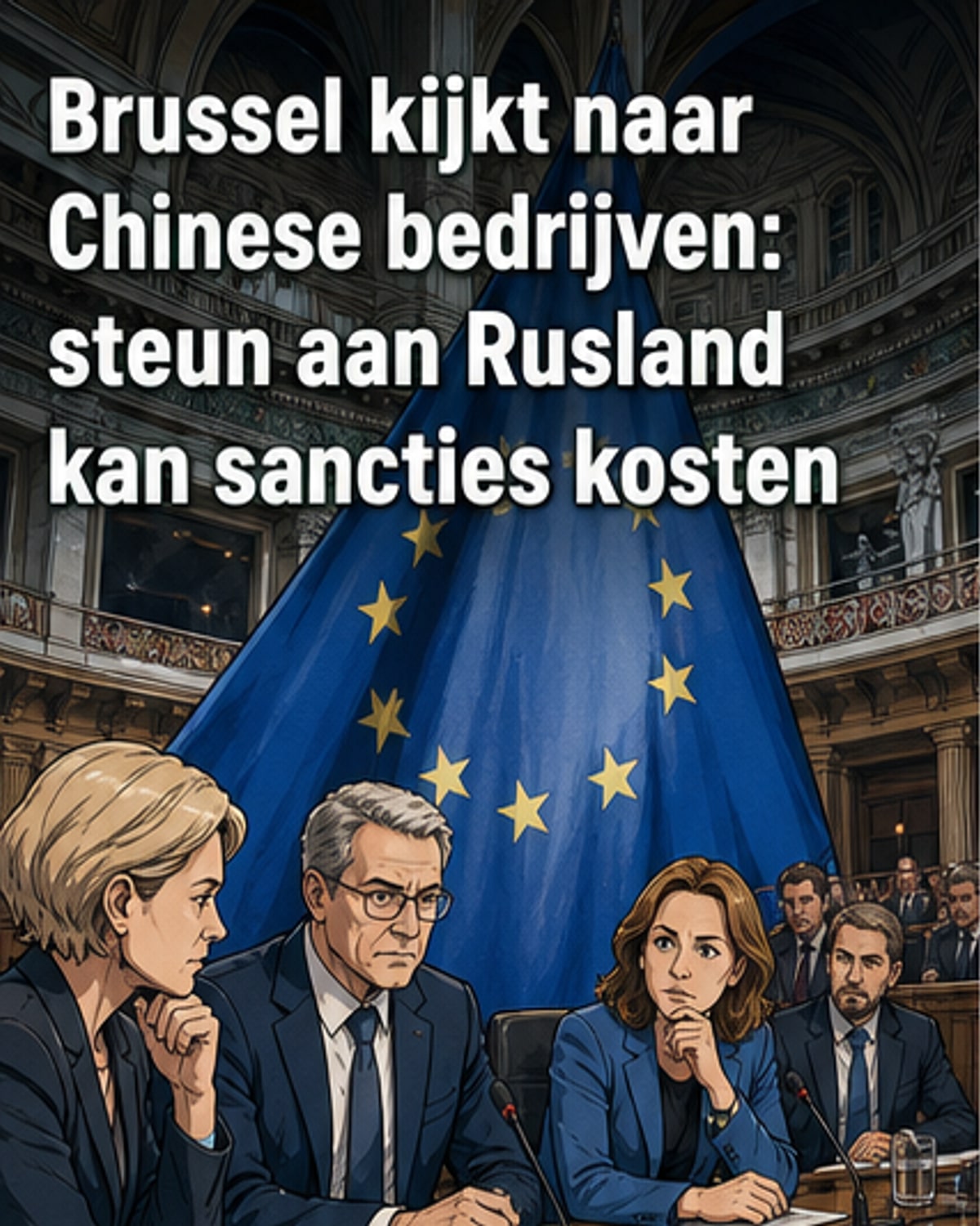 EU overweegt sancties tegen Chinese bedrijven