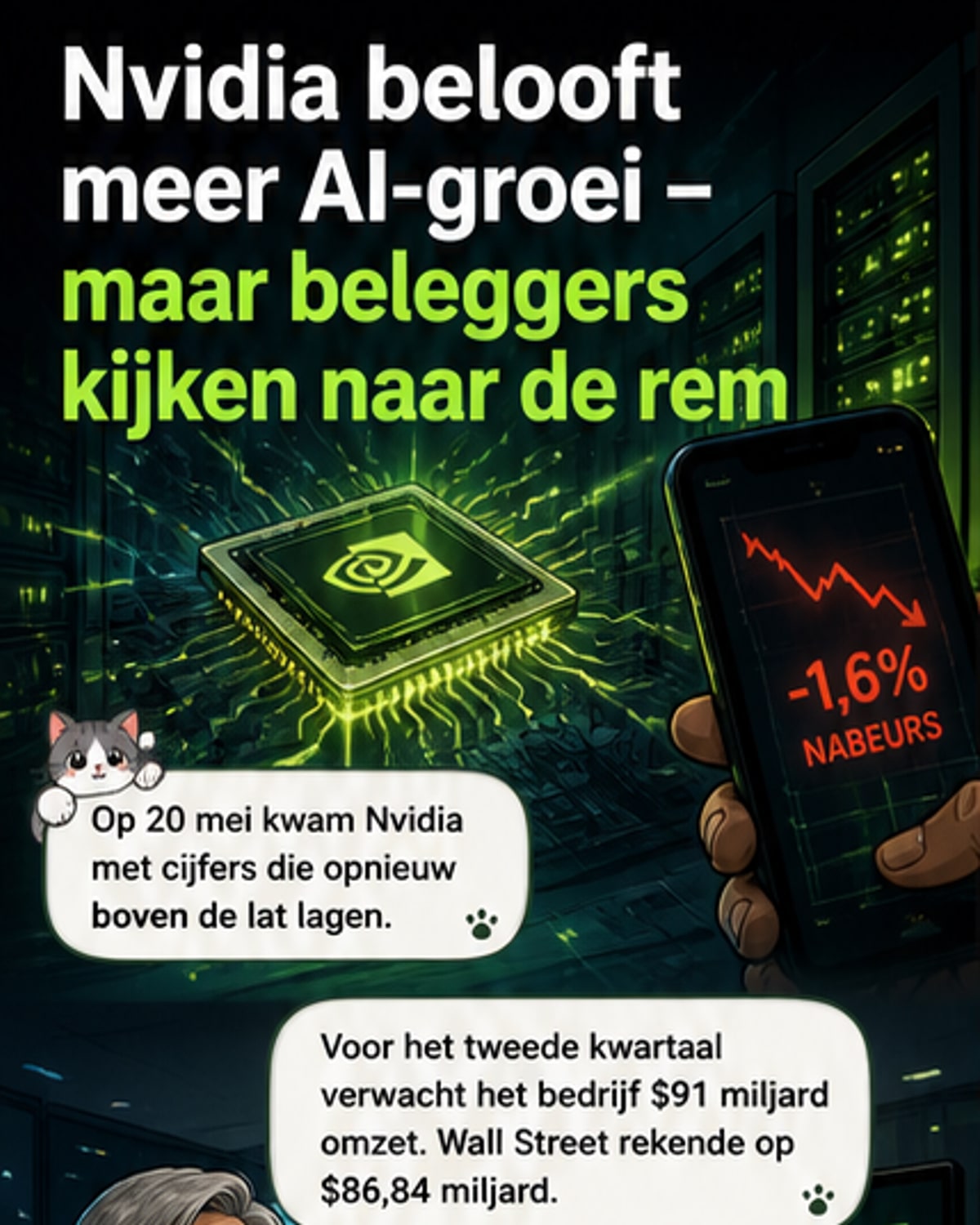 Nvidia verwacht $91 miljard omzet