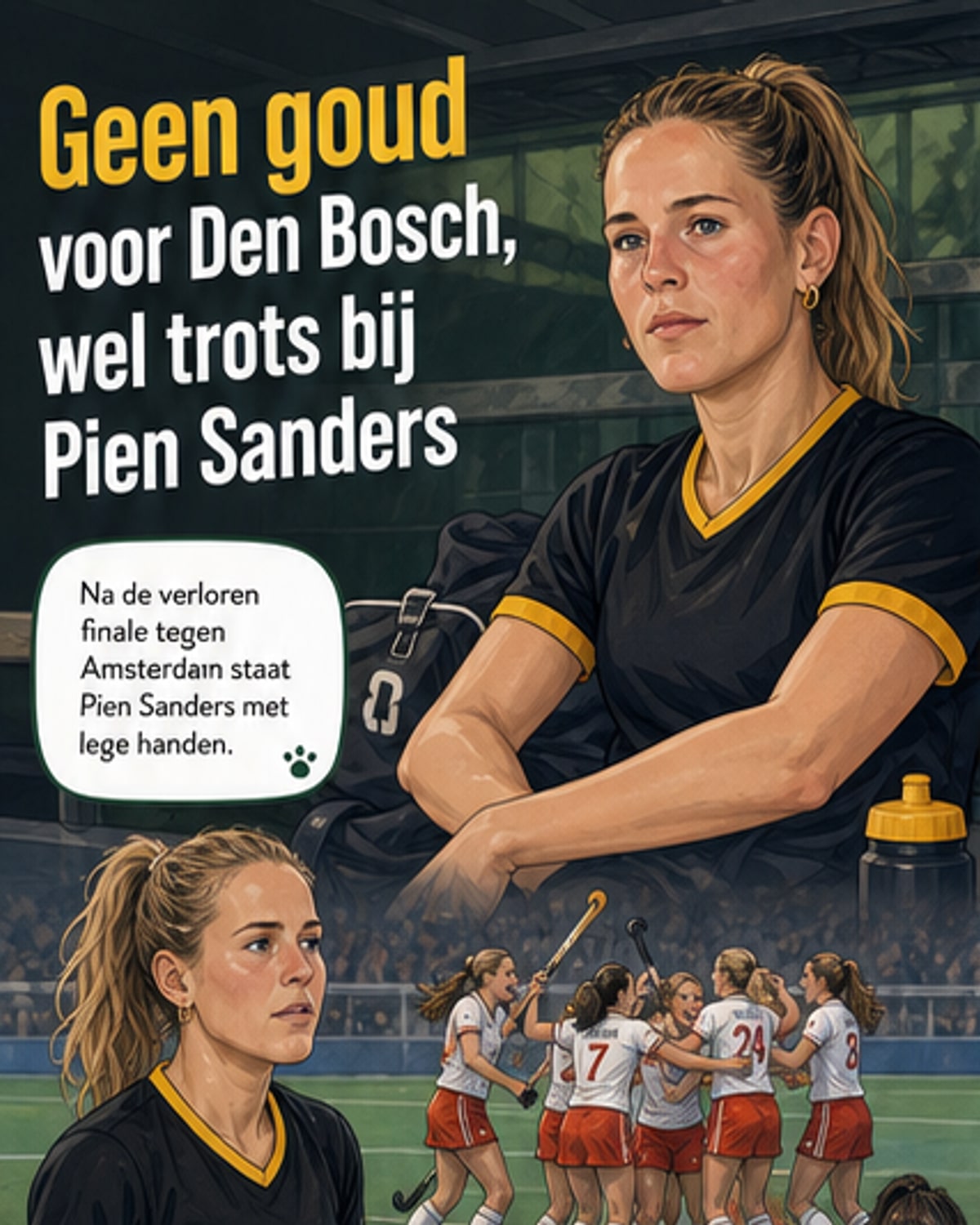 Geen goud, wel trots