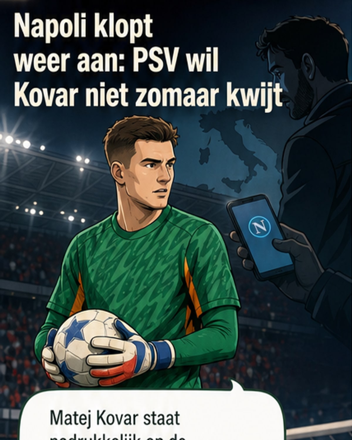 Napoli wil PSV’s doelman Kovar