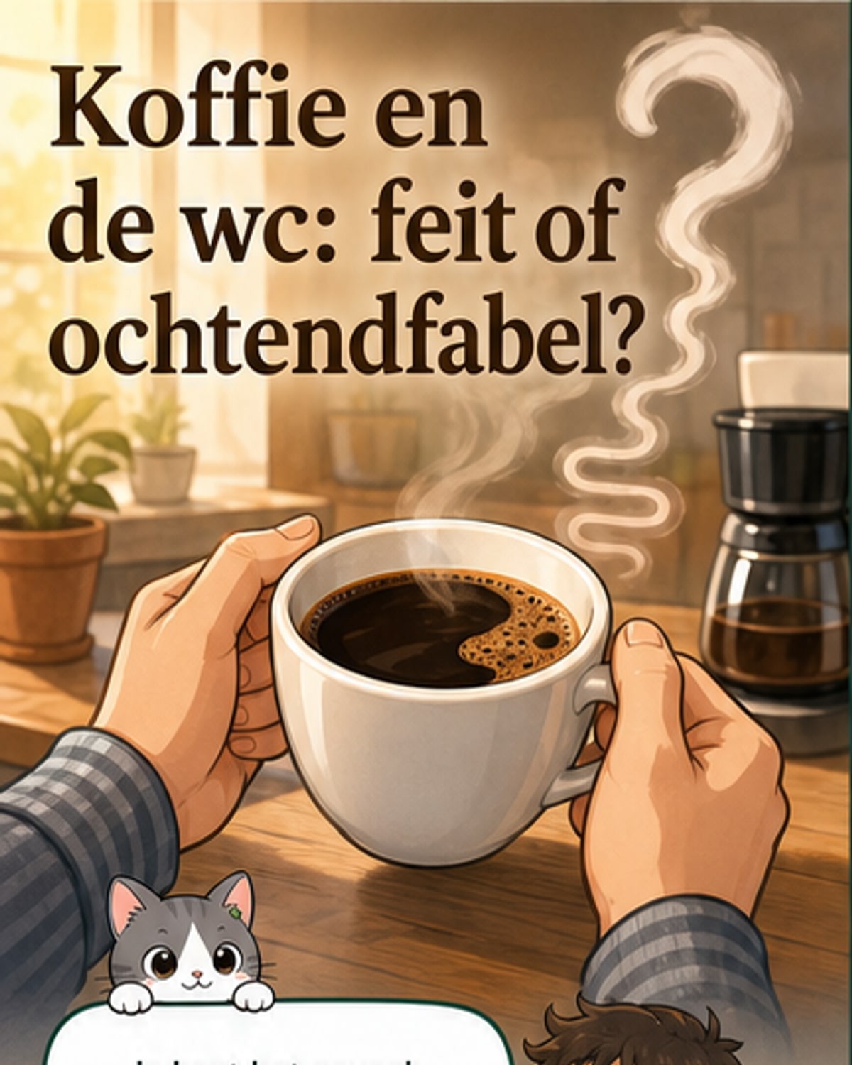Moet je echt poepen van koffie?