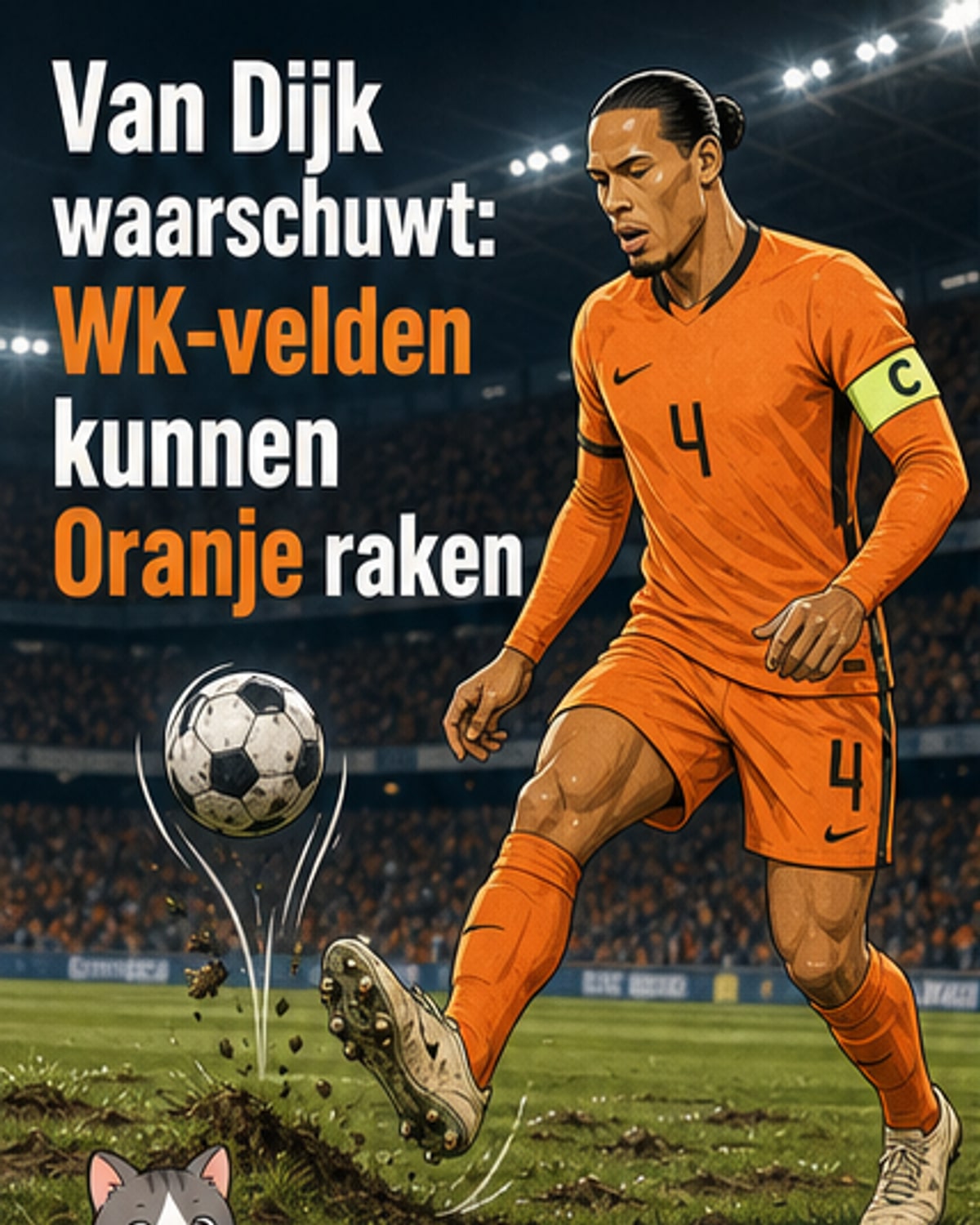 Van Dijk waarschuwt voor WK-velden