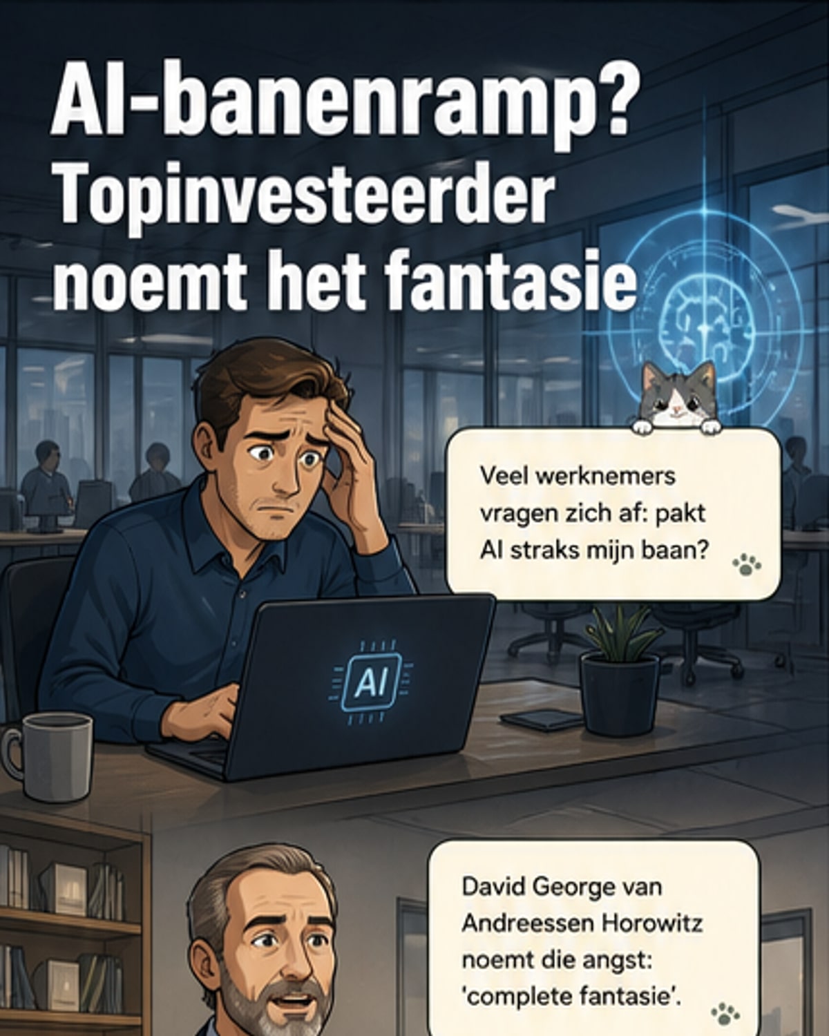 AI-banenramp? 'Compleet fantasie'