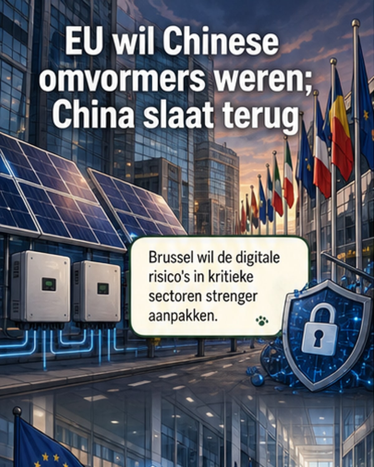 China tegen EU-verbod op omvormers