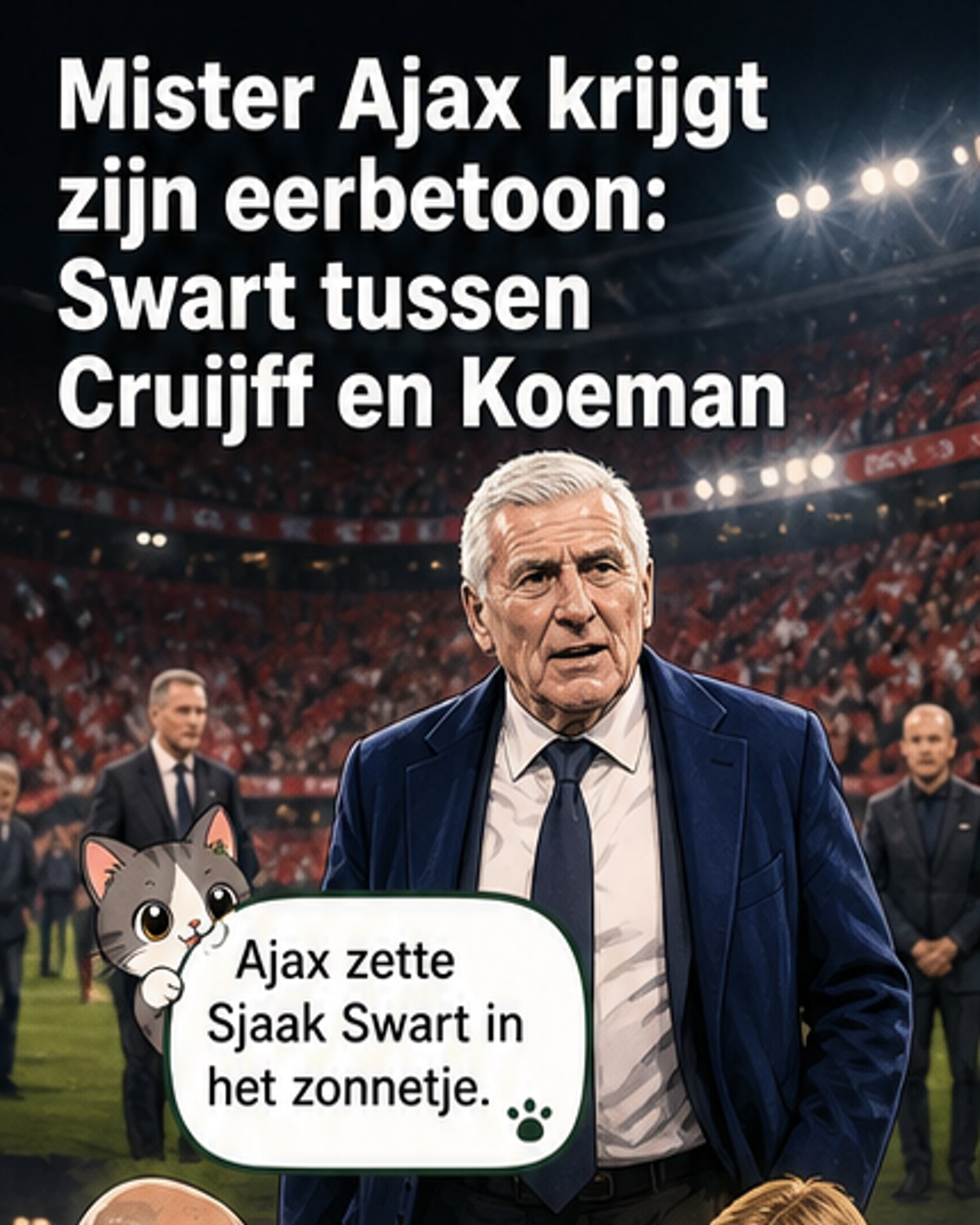Mister Ajax krijgt eer van Koeman en Cruijff