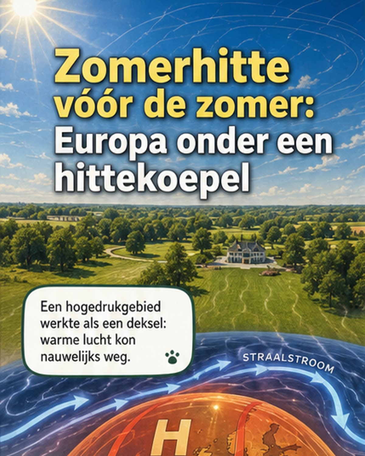 Hittekoepel zorgt voor records in Europa
