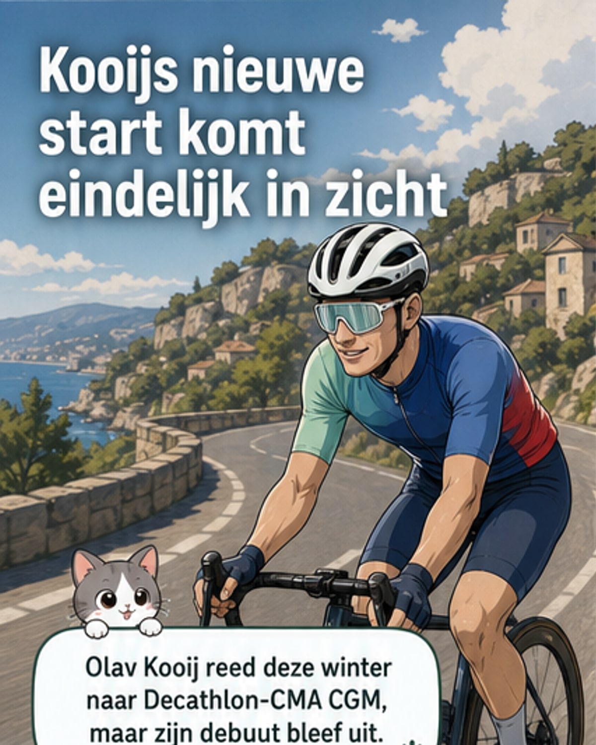 Kooij maakt eindelijk debuut bij nieuwe ploeg