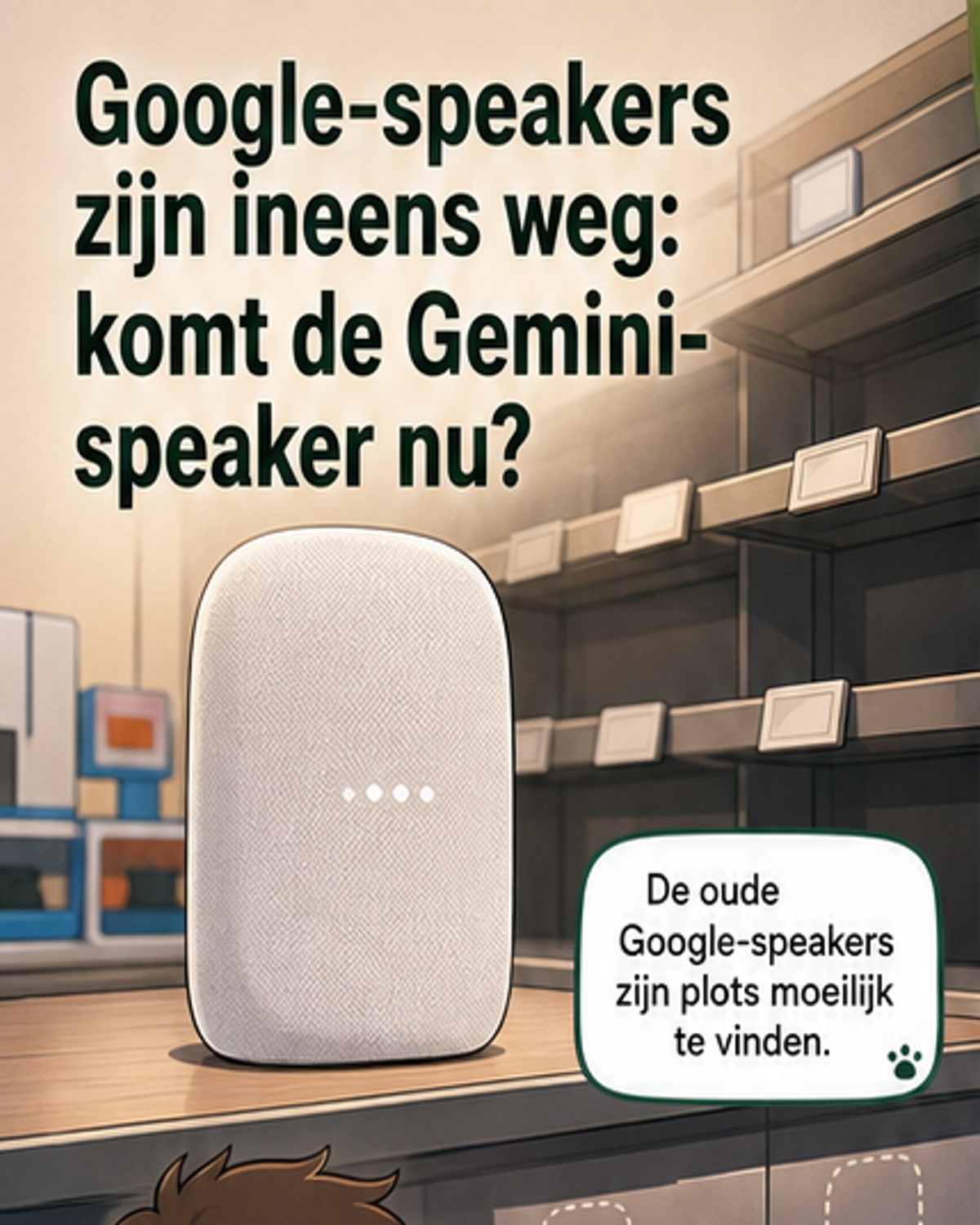 Google's oude speakers verdwijnen van de markt