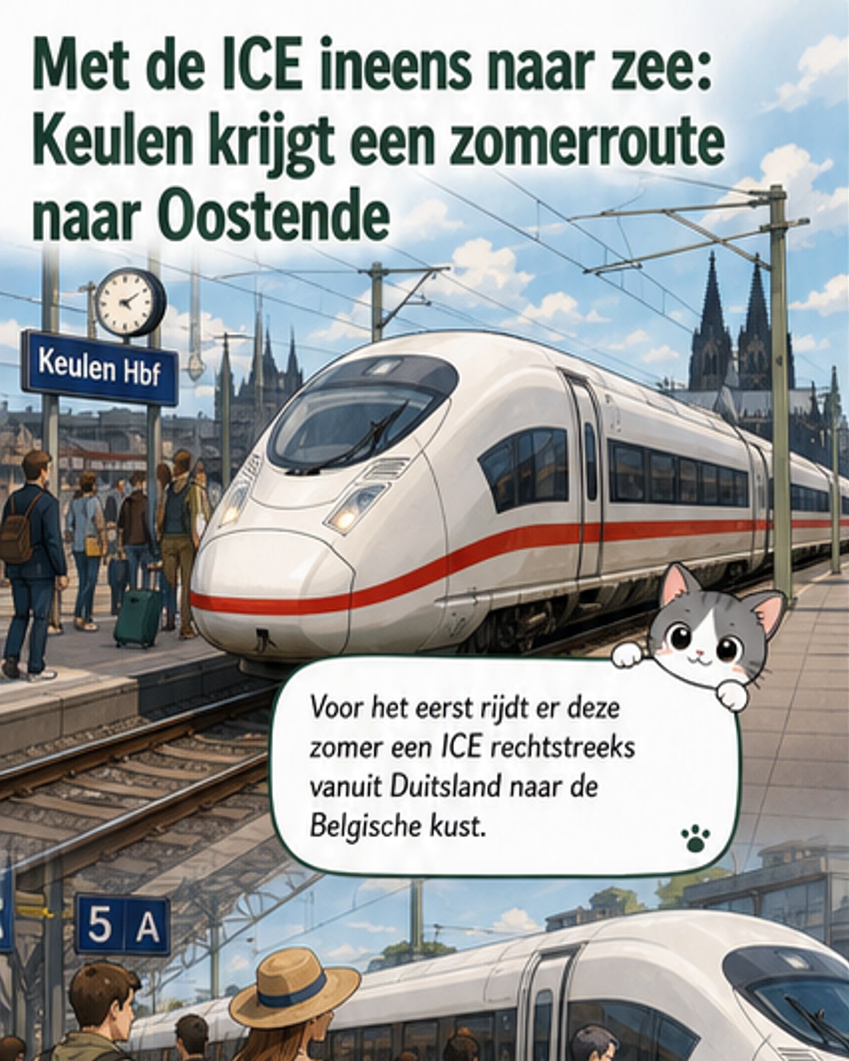 Duitsers rijden nu rechtstreeks naar de Belgische kust
